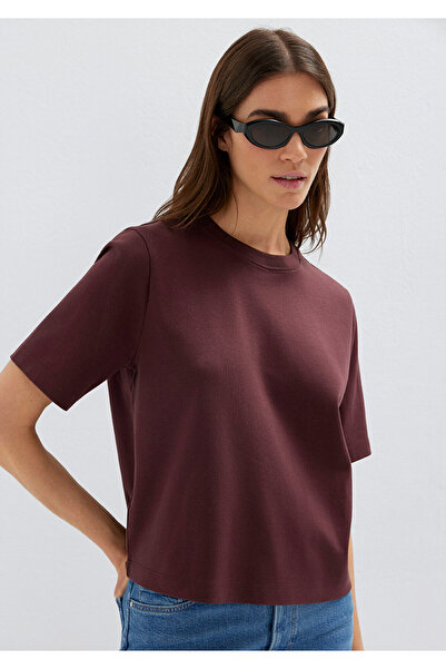 Mavi Brown Basic T-Shirt Regular Fit / Normal Cut 1614218-70223