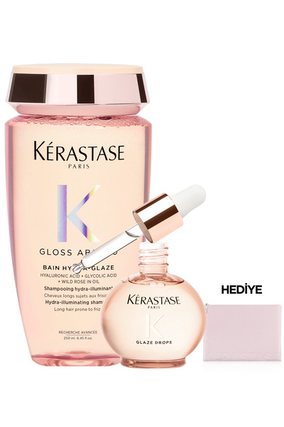 Kerastase Gloss Absolu Elektriklenme Karşıtı Saç Bakım Seti - Bain & Oil