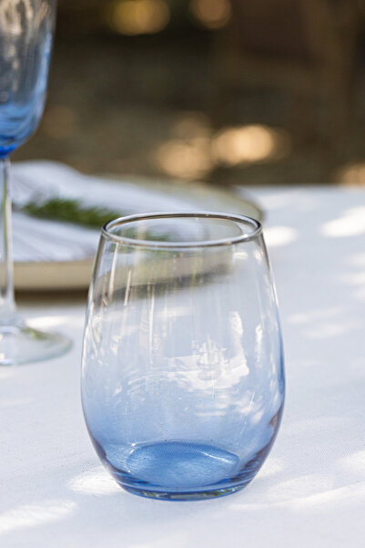 Rakle Larc Set of 4 Soft Drink Glasses Blue 570 Cc