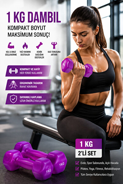 Begin Power Pvc Demir Dambıl - 1 Kg X 2 Adet
