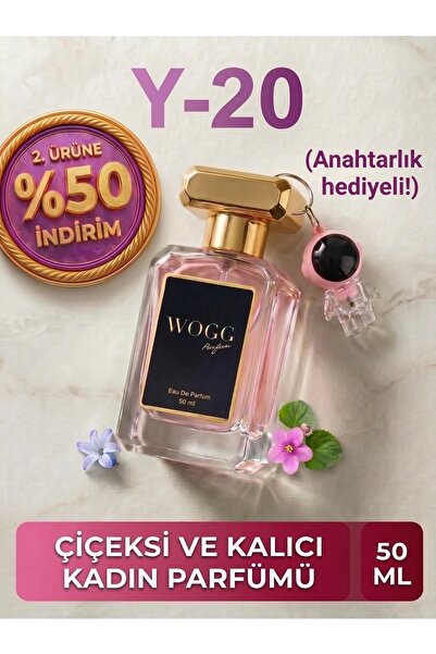 WOGG PARFÜM Y20 Lbree Women | Uzun Süre Kalıcı Kadın Parfümü | 50 ml EDP | Çi...