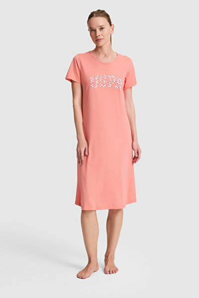 U.S. Polo Assn. Γυναικείο Σετ Πιτζάμες Σολομόν 50326517-VR047