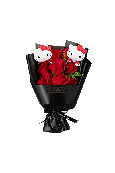 Choice Red Sanrio presents a bouquet of Hello Kitty flowers. Hello Kitty real...