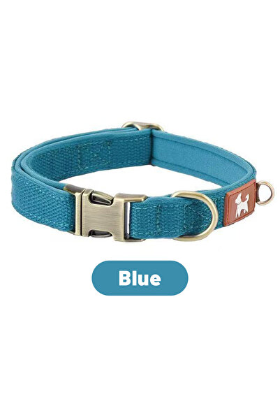 Choice9 أطواق للكلاب وأربطة للعنق للحيوانات الأليفة من M Lake Blue DC001، منا...