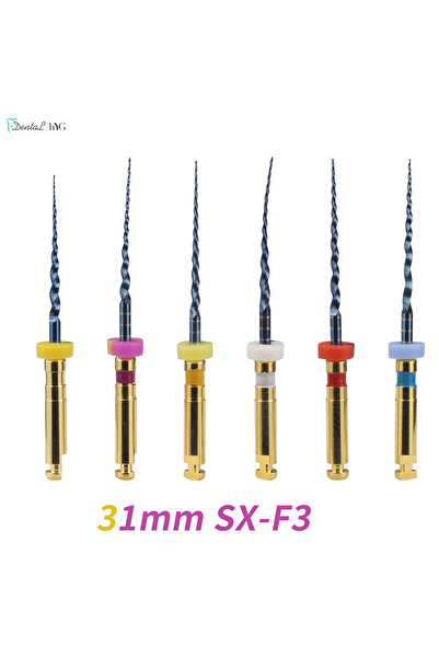 choice2 31mm assorted Dental SX-F3 Blue Files Nitinol Rotary Universal Engine...