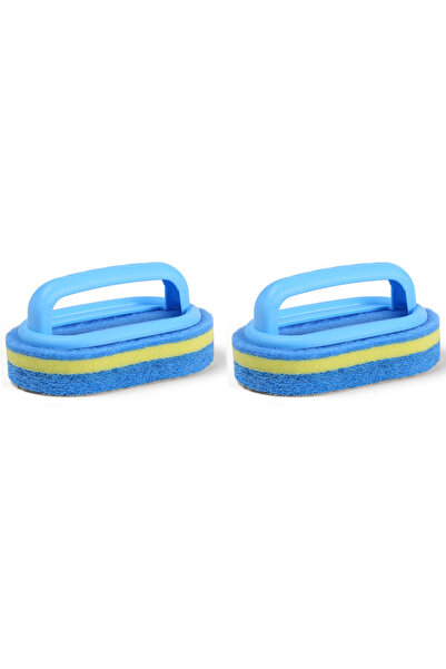 Choice 2Pcs Sponge Cleaning Brush With Handle Bathtub Tile Scrub Brush Kitche...