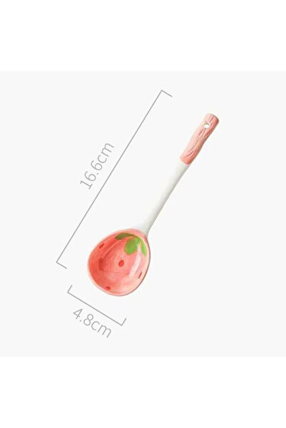 Choice Spoon Strawberry Ramen Bowls and Spoons Creative Ceramics Anti-scald I...