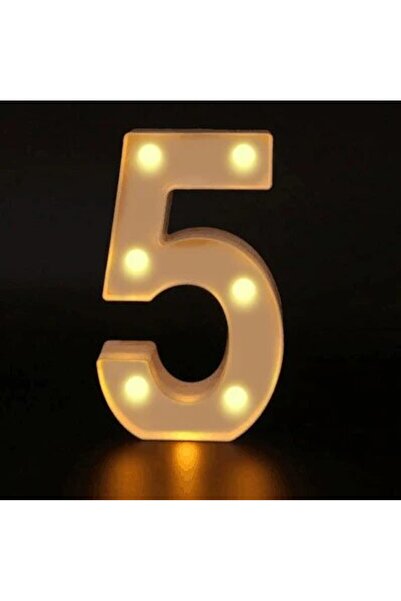 Choice7 5 Number Letter Lamp Luminous Alphabet LED Lights Decororation Night ...
