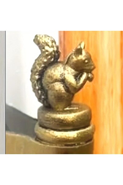Choice3 Squirrel 1Pc Festival Decorations Bronze Door Hinges Animal Designs A...