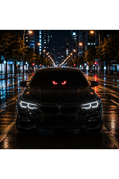 ENNAR Led Angry Eye Car Interior Window Decor Light with Motion Sensor Auto A...