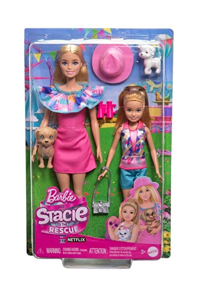 Barbie ve Stacie Kız Kardeşler 2li Paket HRM09