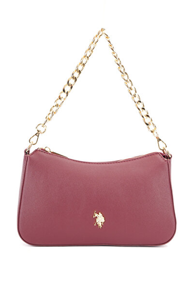 U.S. Polo Assn. Burgundy Women's Shoulder Bag Us26593