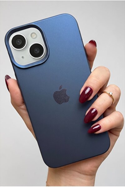 ProNorth Iphone 15 Uyumlu Kılıf Logolu Lansman Soft Yumuşak Içi Kadife Siliko...