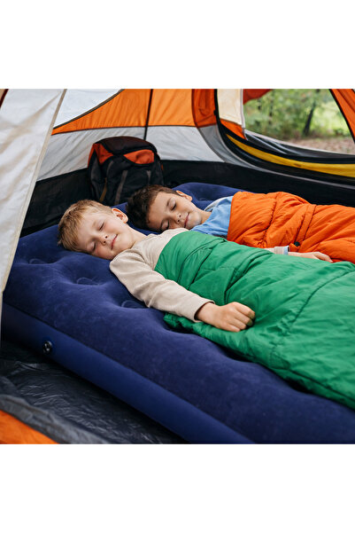 Realx 6 Kişilik Kamp Çadırı Çift Kişilik Yatak ve Yastık Kamp Seti 220x250x150 Cm