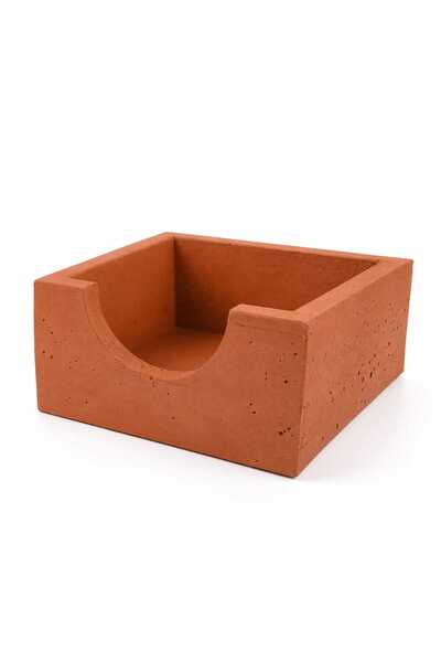 KARRA Tile Concrete Notepad Holder Office Decoration