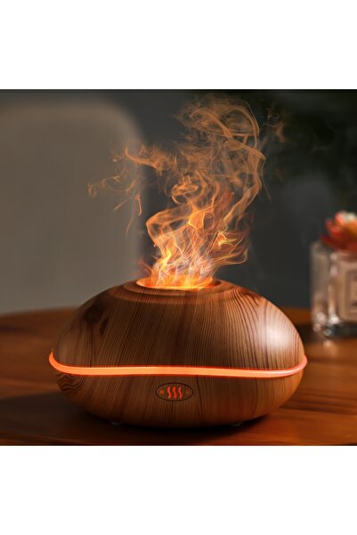 Choice SD13 Wood Grain Aroma Humidifier flame Can Add Essential Oil Small Aro...