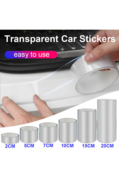 Choice5 15CM x 3M Car Door Protector Stickers Transparent Car Door Threshold ...