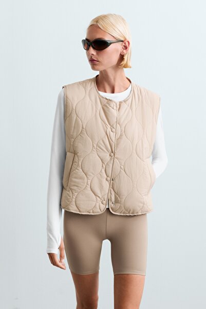 Oysho FELLEX® AEROGEL dolgulu kareli yelek