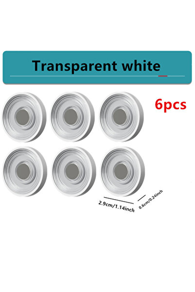 Choice4 currency white6pcs Remote Control Magnetic Hook Wall Mounted Strong T...