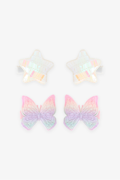 Penti Girl's Butterfly 4-Piece Buckle Set