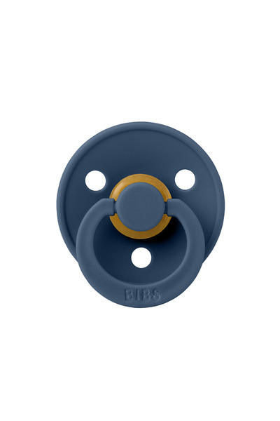 Bibs Colour Kauçuk Emzik - Steel Blue 0-6 Ay