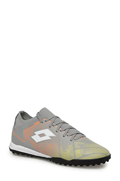 Lotto 101502837 Cross Tf 4Fx Men's Turf Football Shoes Gray Orange