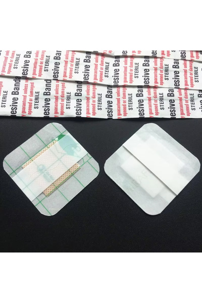 Choice 50pcs/set Square Shape Transparent Band Aid for Wound Dressing Plaster...