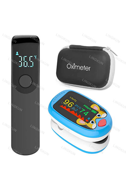 Choice5 مجموعة من أجهزة قياس الأكسجين في الدم للأطفال بمنفذ USB، جهاز مراقبة ...