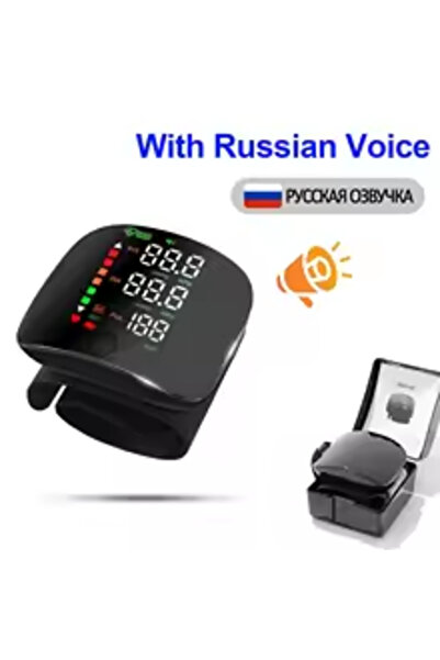 Choice1 1pc Black--Russian Blood Pressure Monitor Medical Russian / English V...