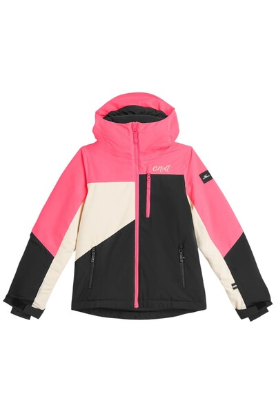 O'Neill Geacă de schi pentru copii FWC'Cruz Triple-Black/Pink-104