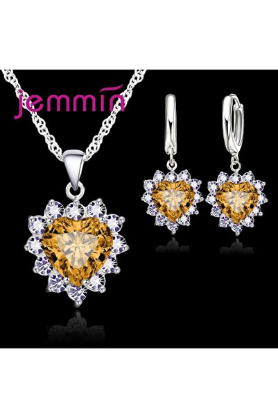 Choice مجموعة مجوهرات من الفضة عيار 925، هدية خطوبة، ذكرى سنوية، قلم على شكل ...