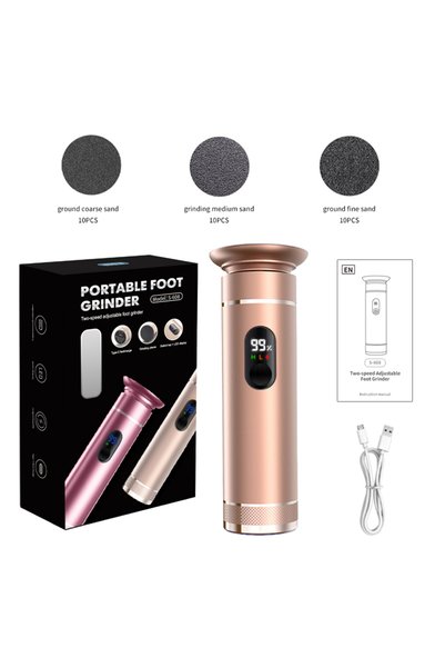 Choice1 Gold Upgraded Electric Foot Callus Remover, 2 in 1 Manicure & Pedicur...