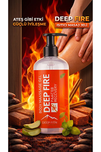 Tiraje Deep fire Etkili Isıtıcı Masaj Jeli 100 ml | Kas ve Eklem Rahatlatıcı Jel