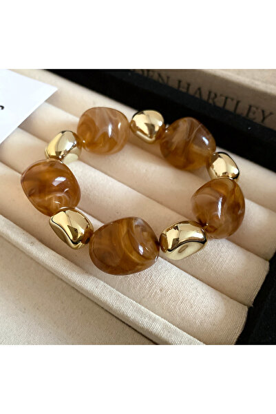 Choice Style6 Acrylic Irregular Square Round Beaded Bracelets for Women Multi...