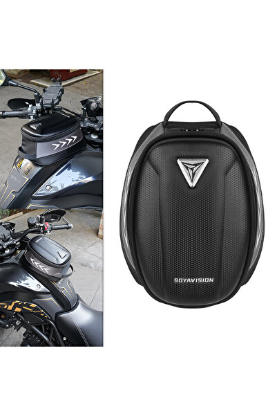 Choice1 SOYAVISION logo Magnetic Motorcycle Tank Bag EVA Hard Shell Motorbike...