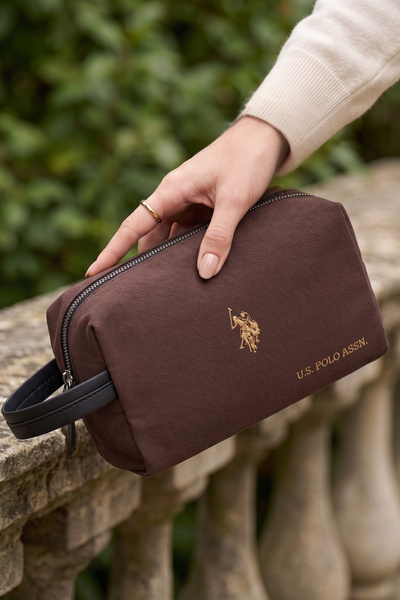 U.S. Polo Assn. يو اس بولو اسن. 25060-25003-25004 حقيبة يد محمولة حقيبة يد بني