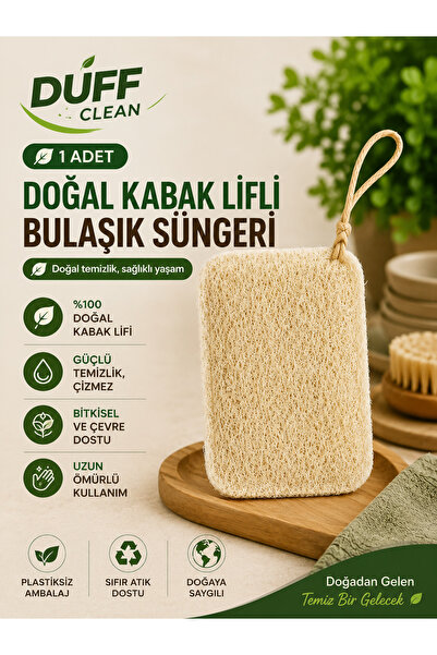 DUFF CLEAN 1 komad prirodne krpe za sudove od bundeve, dvostrana upotreba (12...