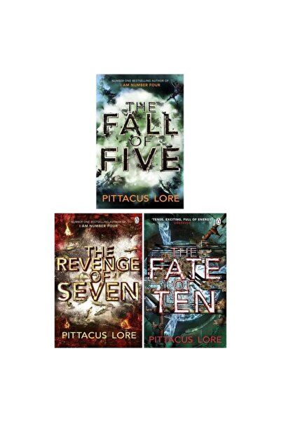 PENGUİN Pittacus Lore Collection Lorien Legacies Series 3 Books Set The Fall ...