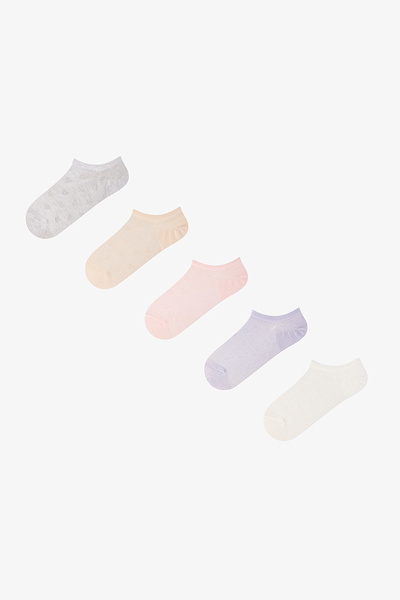 Penti Heart Jacquard 5 Çift Sneaker Çorap
