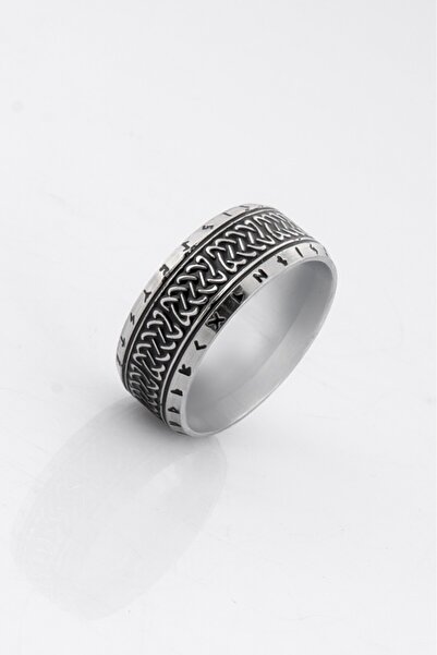 UKHWD SUPPLY 316L Steel Celtic Men's Ring Ka1343Gm