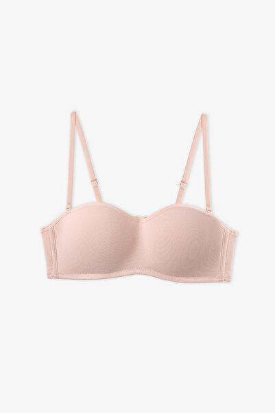Penti Sutien cu burete din bumbac, roz, tip balconet, pentru fete