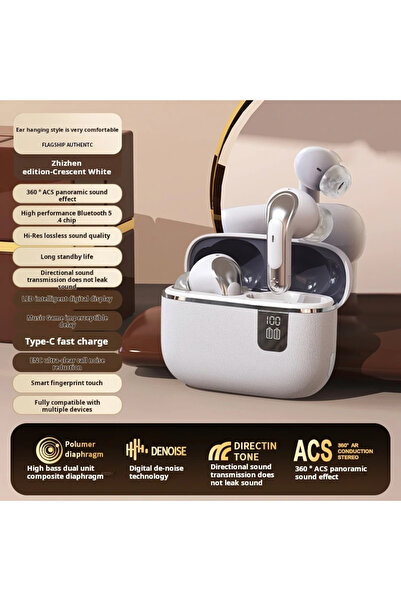 Choice1 White Bluetooth Earphones TWS HIFI Mic Headset Wireless Earbuds For I...