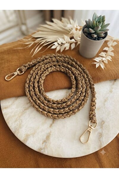 PİNKBAG Handmade Wicker Knitted Bag Strap