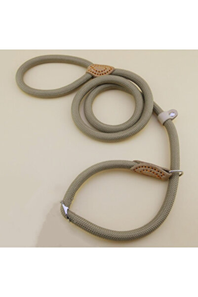 Choice20 0.6cmX180cm Beige New Dog Leash Slip Rope Lead Leash Heavy Duty Brai...