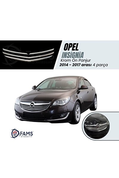 Leonacs Fams Otomotiv Opel Insignia Krom Ön Panjur 4 Parça 2014-2017 Paslanma...