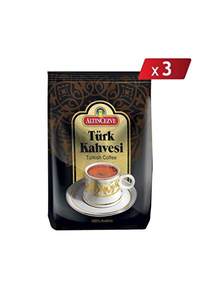Altıncezve قهوة تركية 500 جرام - عبوة من 3 قطع