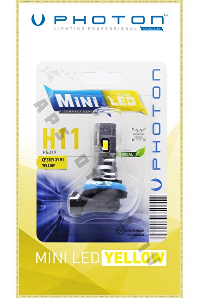 APS OTOMOTİV APS - H11 MİNİ LED XENON LİMON SARISI 12-24V