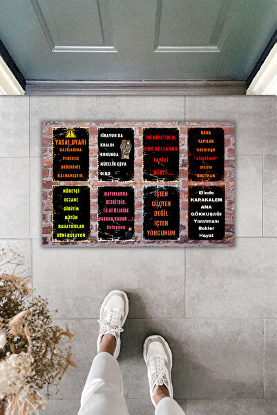 Dormot Home Digital Printed Modern Floor Mat - Humor Welcome Door Her Floor Mat