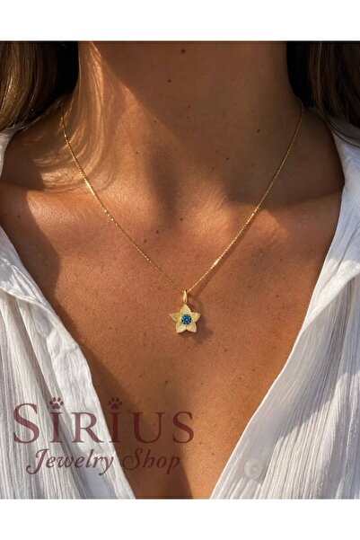 sirius jewelry 925 Gümüş | Doğum Ayı Çiçek Kolye