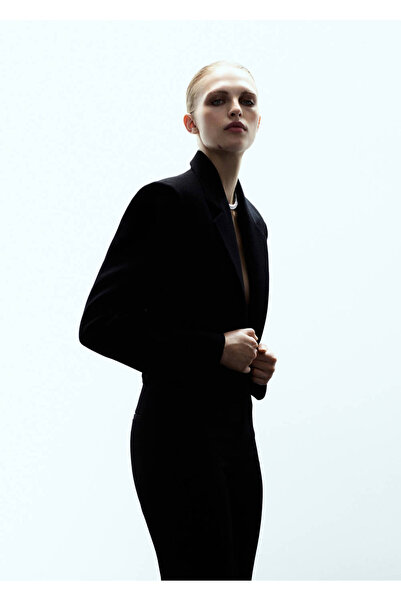 MANGO Woman Suit pants with wool